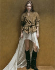 Modern Times sheepskin moto jacket - 02