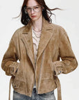 Modern Times sheepskin moto jacket - 08