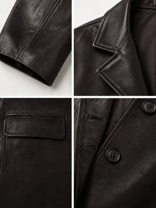 Firelady Fur spray-finish sheepskin blazer product details