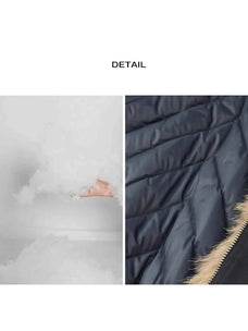 Firelady Fur Urban Warmth detachable parka details including water-resistant fabric and lining