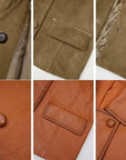 Nth power suede leather jacket product details