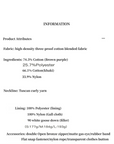 Fireladyfur Modern Introduction goose down parka product information materials and care