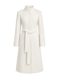 Firelady Fur Women's Alpaca-Wool A-Line Coat – Stand Collar