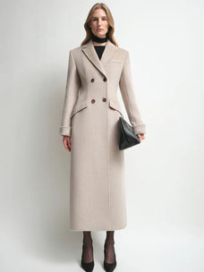 Firelady Fur Women's Baby Suri Alpaca-Wool Coat – Tailored Hourglass Fit