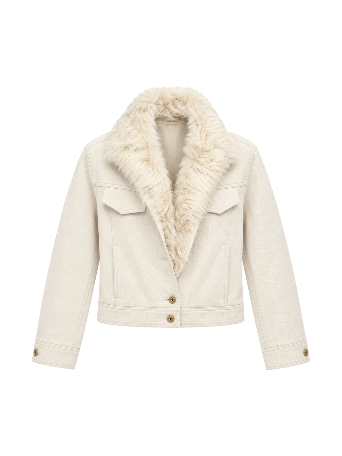 Firelady Fur Women's 90% Goose Down Parka – Detachable Fur Collar (Baby Hu Sheep, Toscana or Merino)