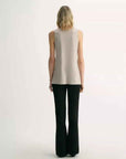 20NM ultra - fine high - quality silk, smooth and elegant U - neck straight knitted vest T - variant_title
