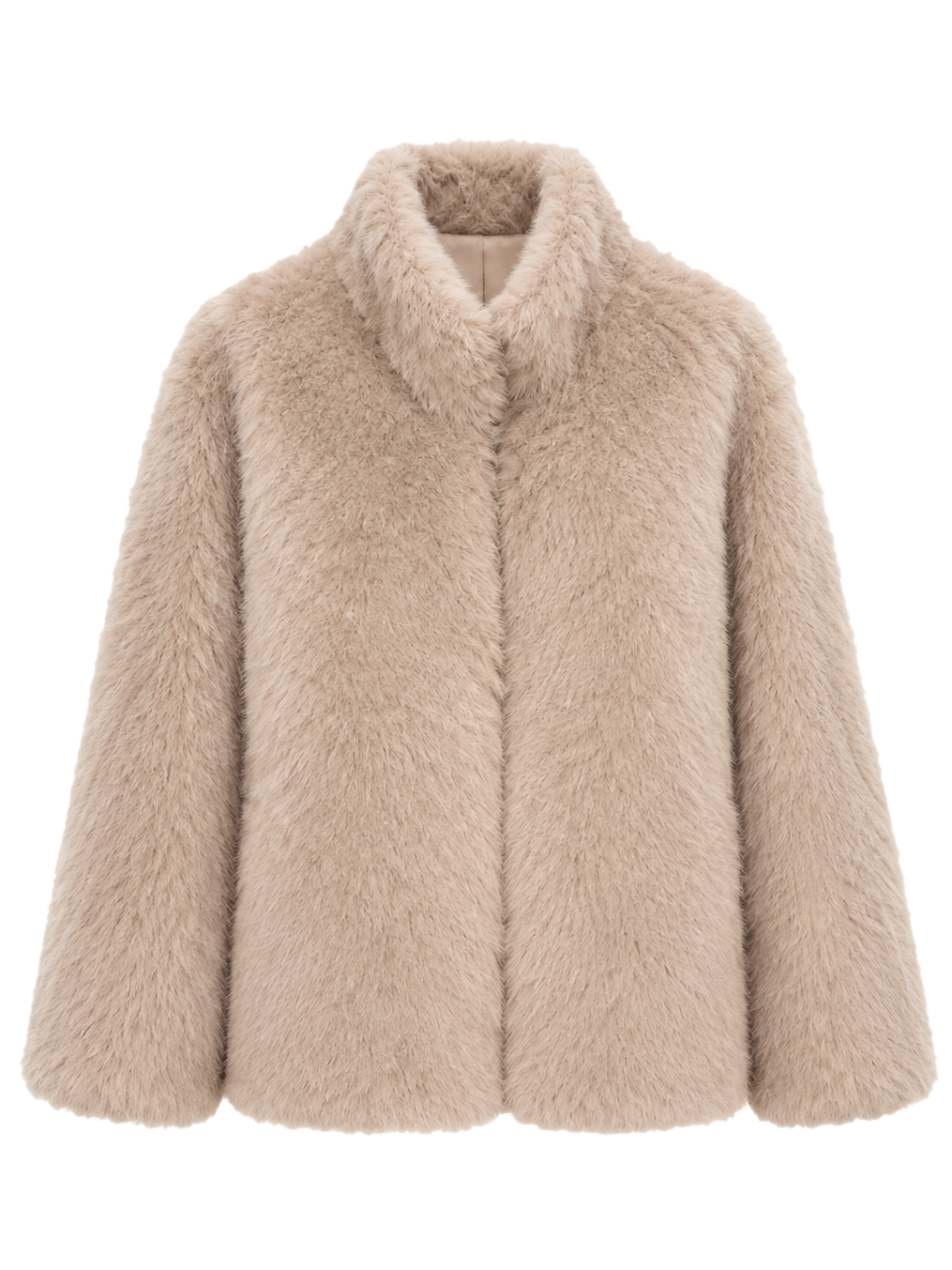 Firelady Fur Women's Toscana Shearling Coat – Convertible Stand Collar