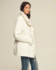 Firelady Fur Women's Down Parka with Detachable Tokaj Fur Collar & 90% Goose Down "Ode to the Stars"