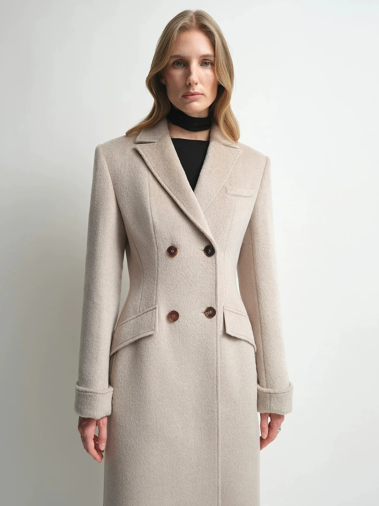 Firelady Fur Women's Baby Suri Alpaca-Wool Coat – Tailored Hourglass Fit