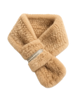 Autumn and winter warm double-sided woven rhinestone mink fur versatile temperament scarf