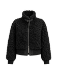 Casual stand-up collar jacket-style fluffy sheep curly hair fashionable short bomber coat"Curly Story"
