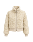 Casual stand-up collar jacket-style fluffy sheep curly hair fashionable short bomber coat"Curly Story"