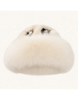 Ethnic style mink warm ear protection fox fur bucket hat