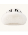 Ethnic style mink warm ear protection fox fur bucket hat