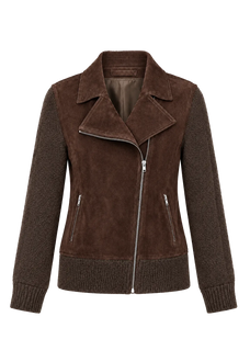 Firelady Fur Nishino Twilight Italian sheepskin jacket reddish brown product cutout