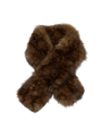 Firelady Fur Mink Fur Scarf Russian Imported Fashionable Retro Old Money Style Plain Weave