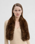 Firelady Fur Mink Fur Scarf Russian Imported Fashionable Retro Old Money Style Plain Weave