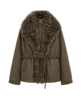 Firelady Fur Women's Detachable Toscana Shearling-Lined Parka Jacket "The Wizard of Oz"