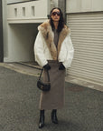 Firelady Fur Women's Fur Collar Parka with Coyote/Raccoon/Tokay Fur Trim "Epoch Winter Collection"