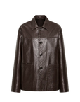 Firelady Fur Women‘s Leather Biker Jacket in British Imported Vintage Waxed Lambskin “American Focus”