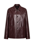 Firelady Fur Women‘s Leather Biker Jacket in British Imported Vintage Waxed Lambskin “American Focus”