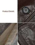 Firelady Fur Women‘s Leather Biker Jacket in British Imported Vintage Waxed Lambskin “American Focus”