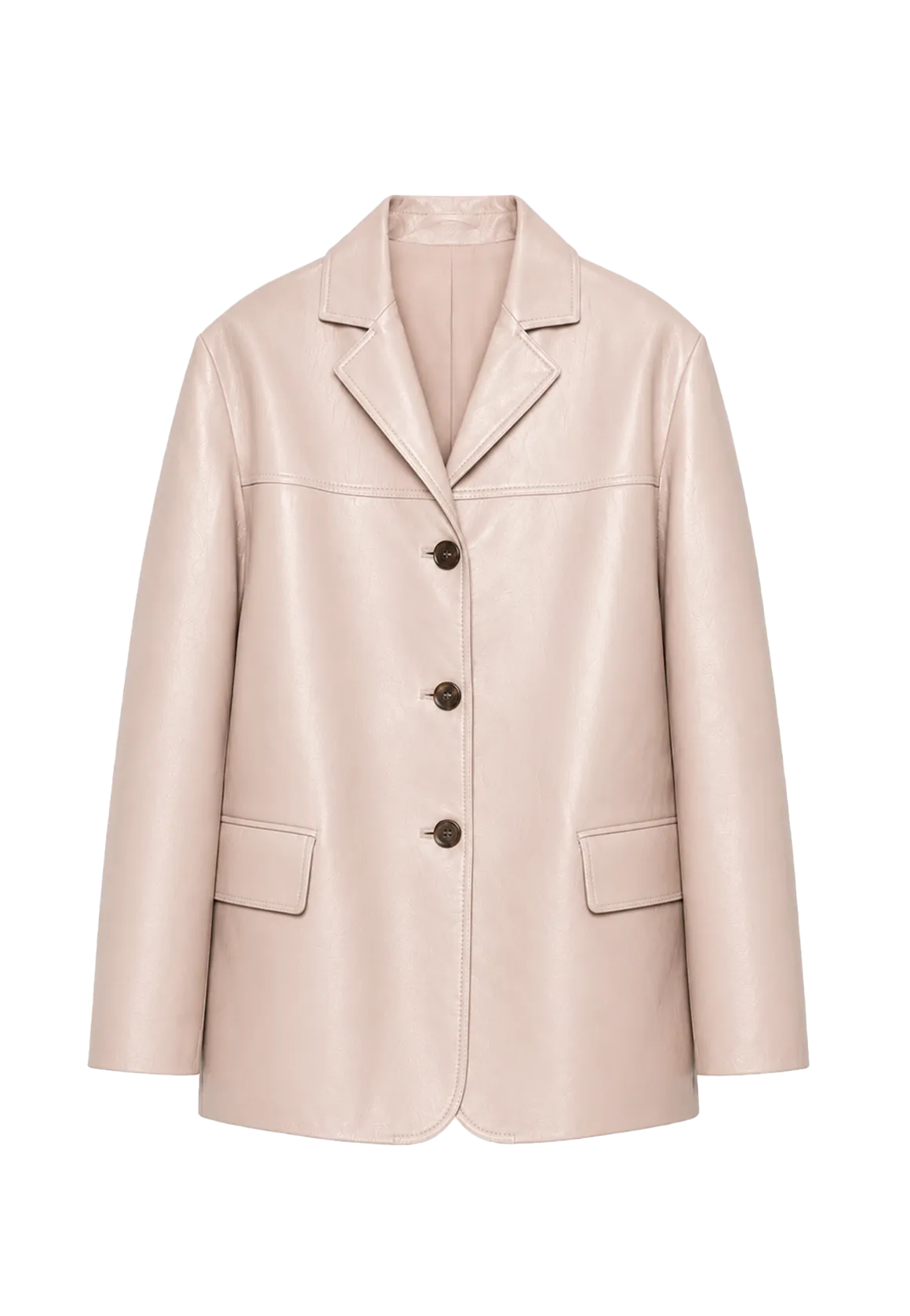 Firelady Fur spray-finish sheepskin blazer alternate product cutout