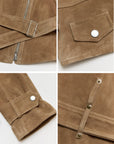 Firelady Fur Women's Sheepskin Moto Jacket "Modern Times"- Trendy Biker Coat
