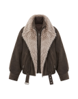 Firelady Fur Women's parka fur coat Two-tone Toscana down jacket “Song of the North”