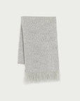 Firelady Fur Soft Shimmer Merino Wool & Cashmere Fringe Scarf with Metallic Sparkle