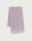 Firelady Fur Soft Shimmer Merino Wool & Cashmere Fringe Scarf with Metallic Sparkle