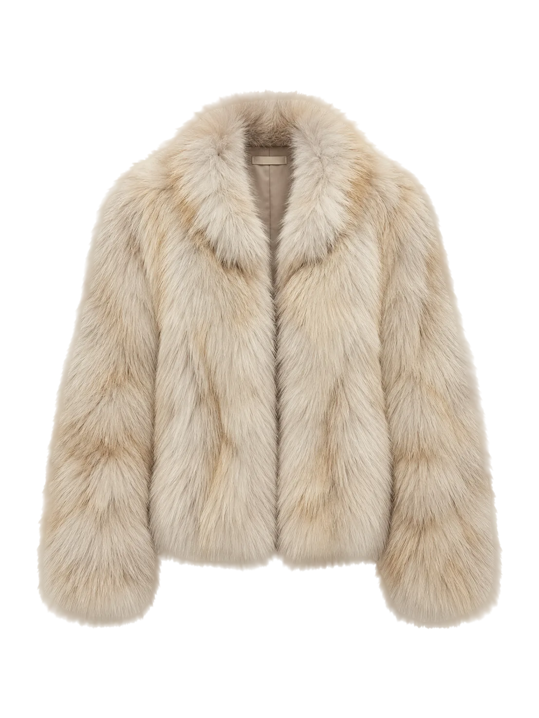 Firelady Fur Women's Finnish Saga Furs Crown Grade Fox Fur Coat – Custom-Dyed Cropped Stand-Collar Jacket