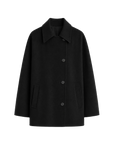 Fireladyfur Women's Cashmere Wool Short Coat with Bat Sleeves"Fleeting Memories"