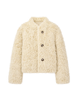 Fireladyfur Women's Imported Sheepskin Coat | New Zealand Wool“Little Bear”