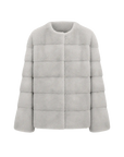 Fireladyfur Women's Purple Label Mink Coat | Horizontal Spine Tailoring | Mink Fur Outerwear“Legacy Mink”