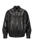 Fireladyfur Women's Retro Work Jacket in Waxed Leather "Fashionable Luke"