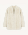 Fireladyfur Women's Tuscan Sheepskin Coat“Morning Mist Fairy”