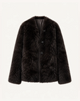 Fireladyfur Women's Tuscan Sheepskin Coat“Morning Mist Fairy”