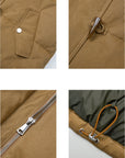 Fireladyfur Women's Down Parka with Fox Fur and Large Lapel“Street Badge”