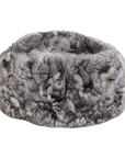 Fur scarf fur head cover dual purpose