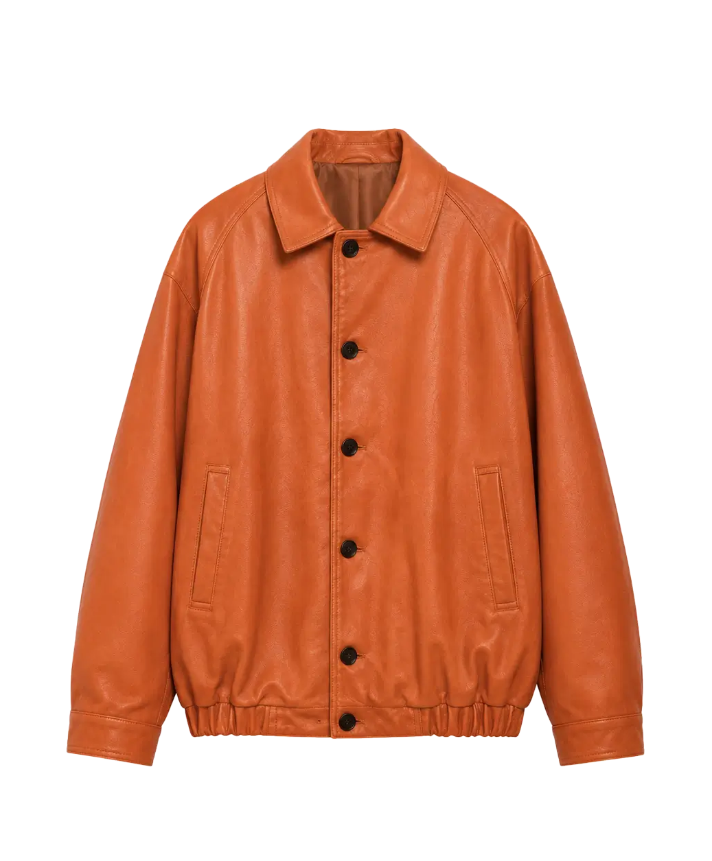Sydney Reincarnation heavy wash waxed sheepskin leather jacket product cutout