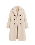 "Korean Drama Ace" Merino mid-length sheepskin coat