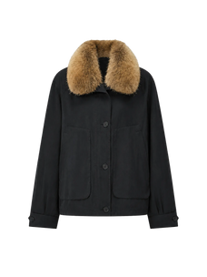 Letrans Women's Down Parka with Detachable Raccoon Fur Collar "Silent Trace"