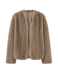 Louvre II Imported Simple Whole Mink Short Coat