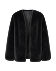 Louvre Mink V-Neck Jacket
