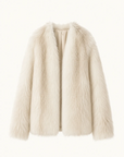Romantic Nordic Imported colorful fox fur coat