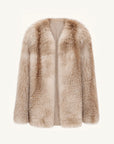 Romantic Nordic Imported colorful fox fur coat