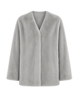 Swiss Snow Mink Velvet Fur Coat