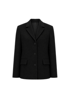 THE ARTM Women's Oversized Blazer Suit Set - Wide Shoulder Wool Jacket with Vest