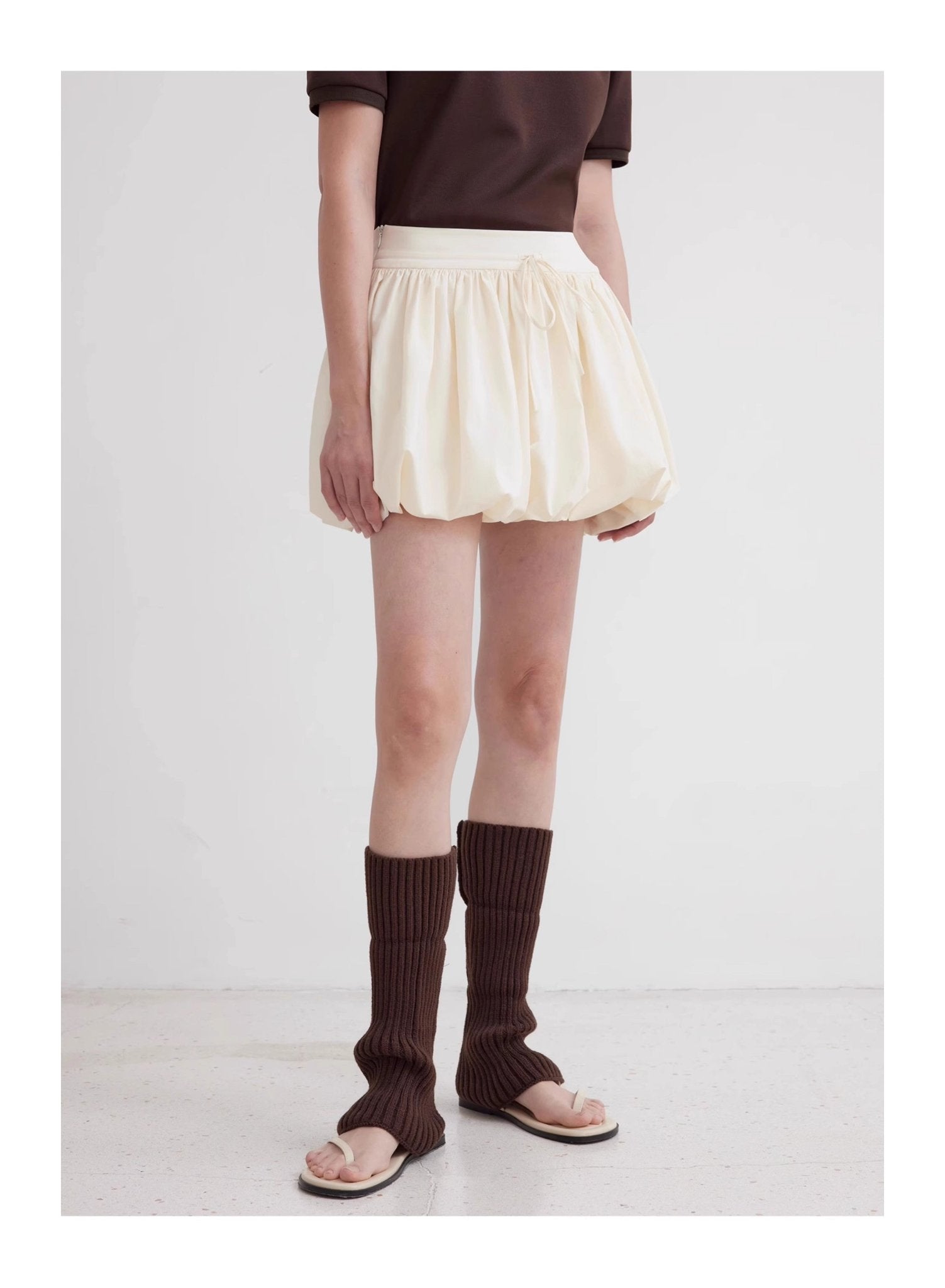 "Alice" low waist anti - exposure flower bud short skirt for women - variant_title